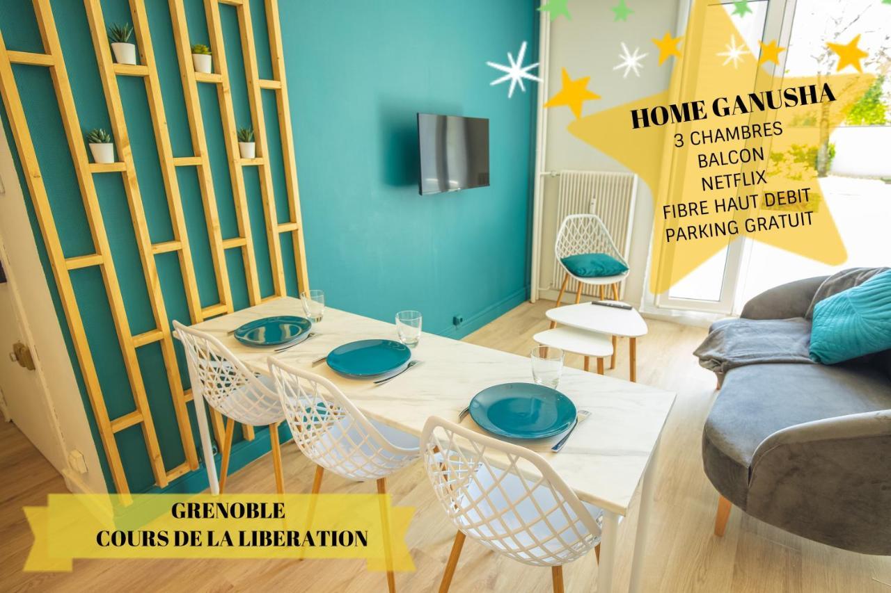 Ganusha Cosy 3 Parking Gratuit Balcon Apartment Grenoble